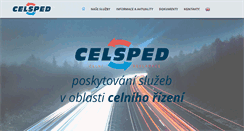 Desktop Screenshot of celsped.cz