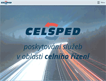 Tablet Screenshot of celsped.cz